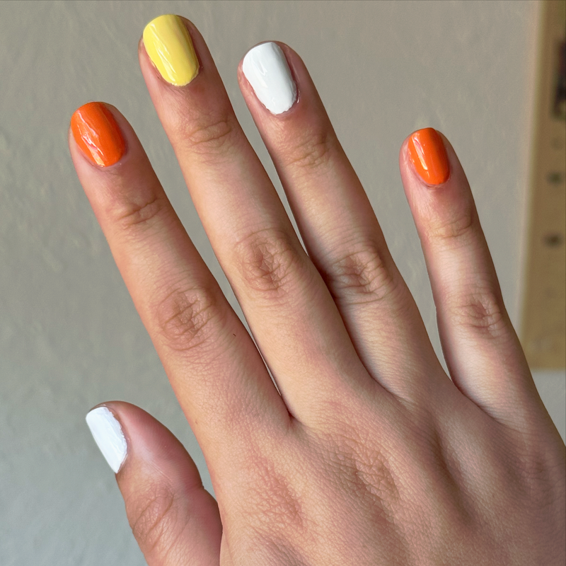 Candy Corn Polish Set