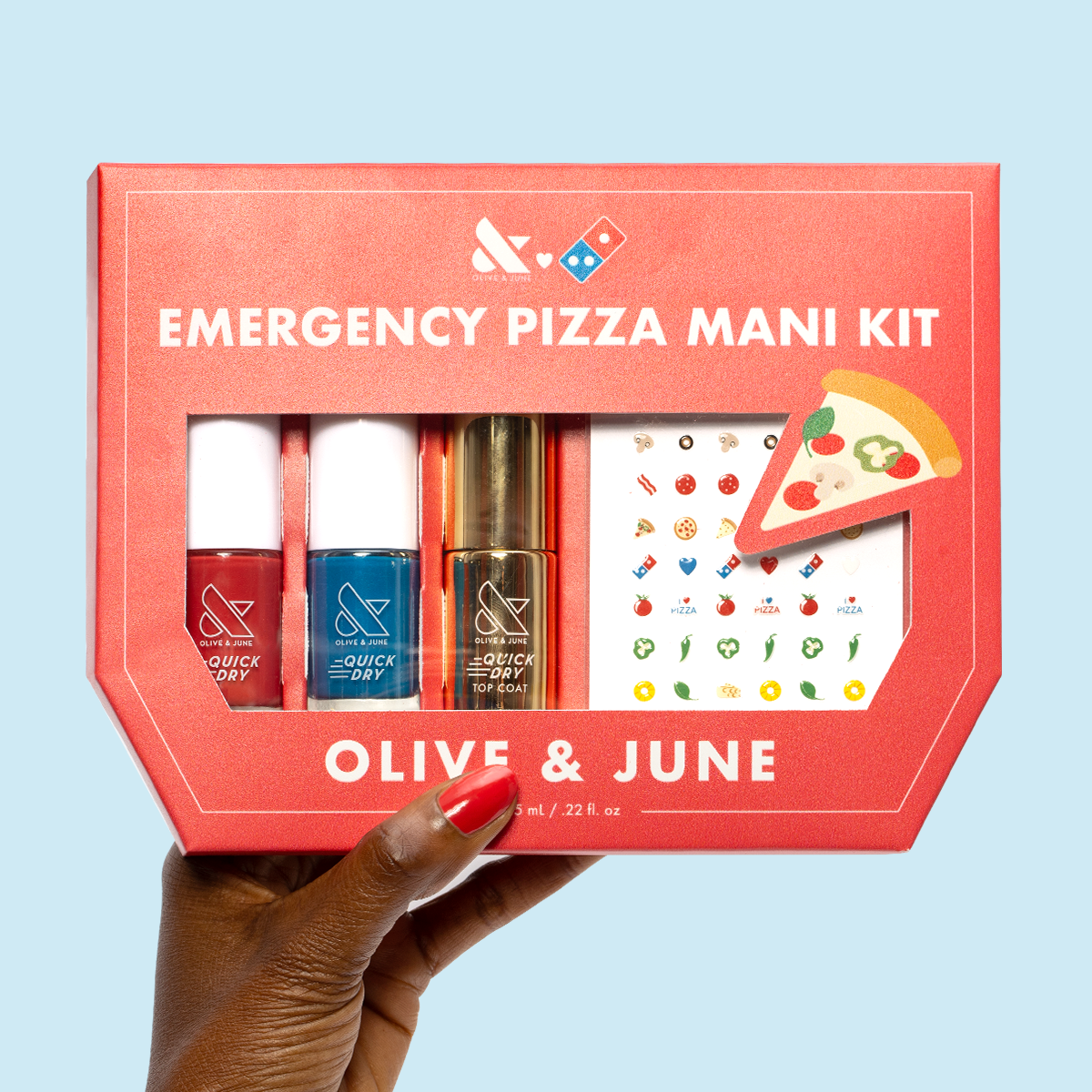 Emergency Pizza Mani Kit Olive And June Emergency pizza mani kit olive and june