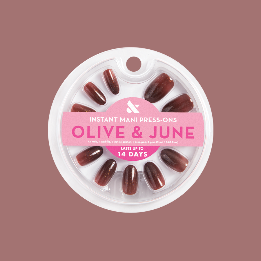 Museum Date - Press-On | Medium | Oval – Olive and June Museum Date - Press-On | Medium | Oval – Olive and June