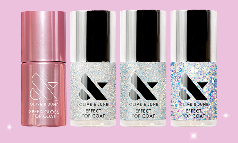 Speedy + Sparkly Top Coats Set