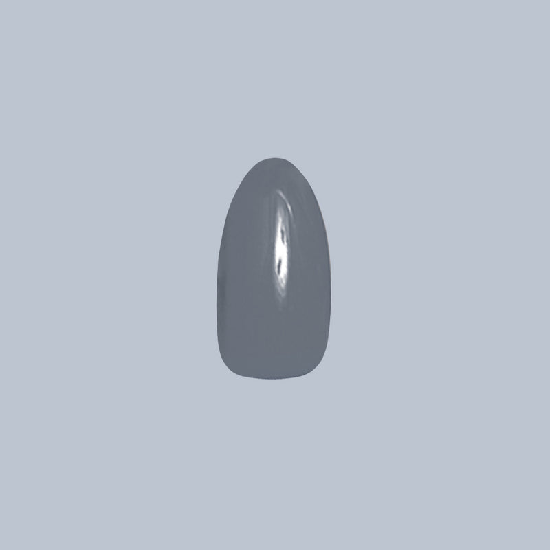 Social Studies - Press-On | Medium | Almond deep navy medium almond press-on nail for a simple at-home manicure