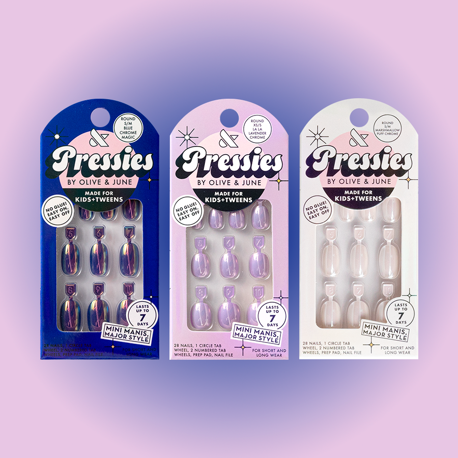 Chrome Party Pressie Trio – Olive and June