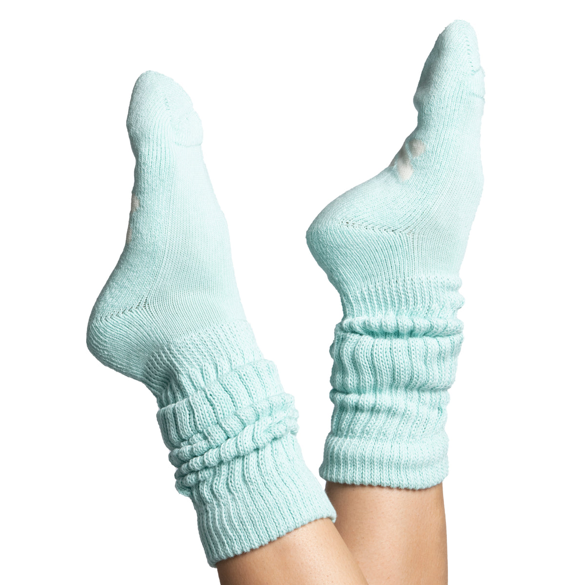 mint green dress socks No Cold Feet Solid Sage Socks, M