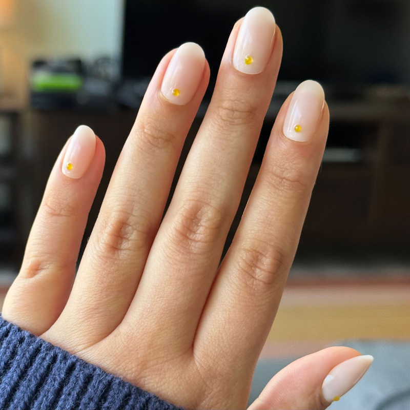 picture of Citrus Studs - Press-On | Short | Round