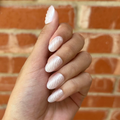 3D Milky Swirls - Press-On | Medium | Oval thumbnail