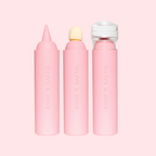 Three pink silicone tools from the Penny Nail Art Tool set for creating detailed manicure designs at home