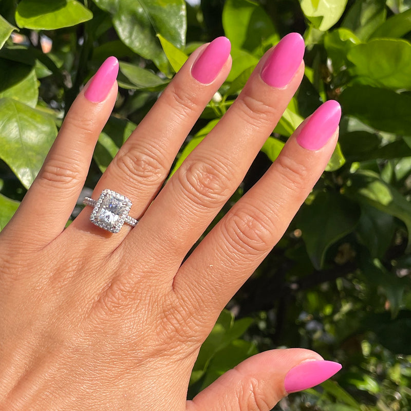 picture of How Do You Spell Bougainvillea? - Press-On | Medium | Oval