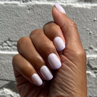 picture of Tonal Lavender French | Extra Short | Round - Tab Press-On