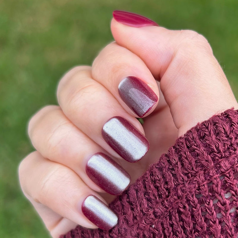 picture of Velvet Berry - Press-On | Extra Short | Squoval