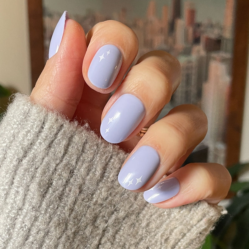 picture of Sparkle Accent | Short | Round - Tab Press-On