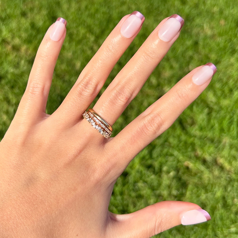 picture of Metallic Matte French - Press-On | Short | Squoval