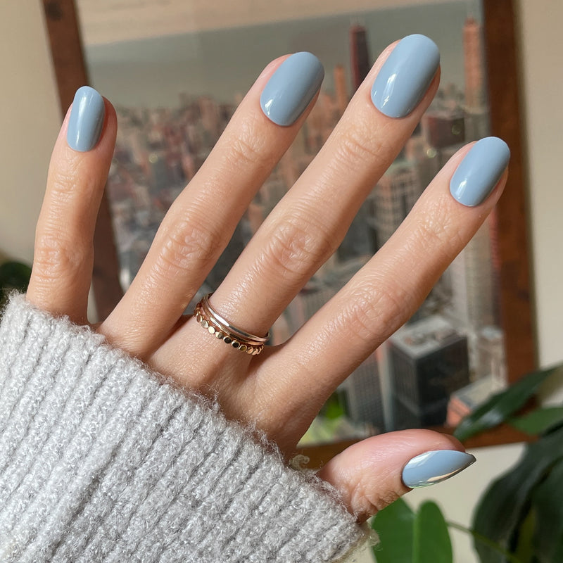 picture of Vintage | Short | Round - Tab Press-On