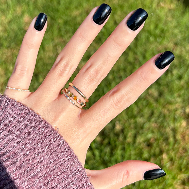 picture of Cateye | Extra Short | Squoval - Tab Press-On