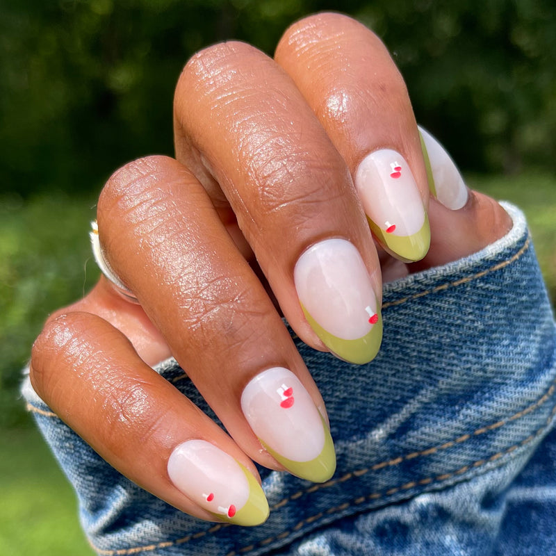 picture of Mushroom Fall French - Press-On | Medium | Almond