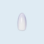 BP Ombre - Press-On | Medium | Almond showing single nail with soft blue gradient in medium almond shape on light background