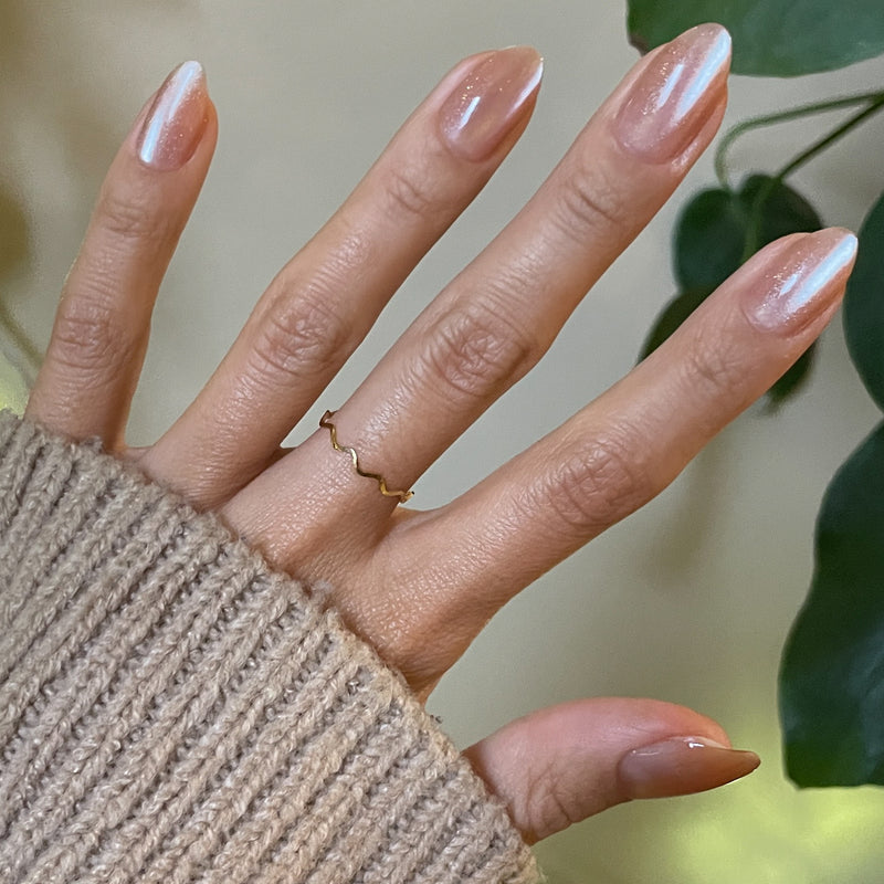 picture of Velvet KAG - Press-On | Medium | Almond