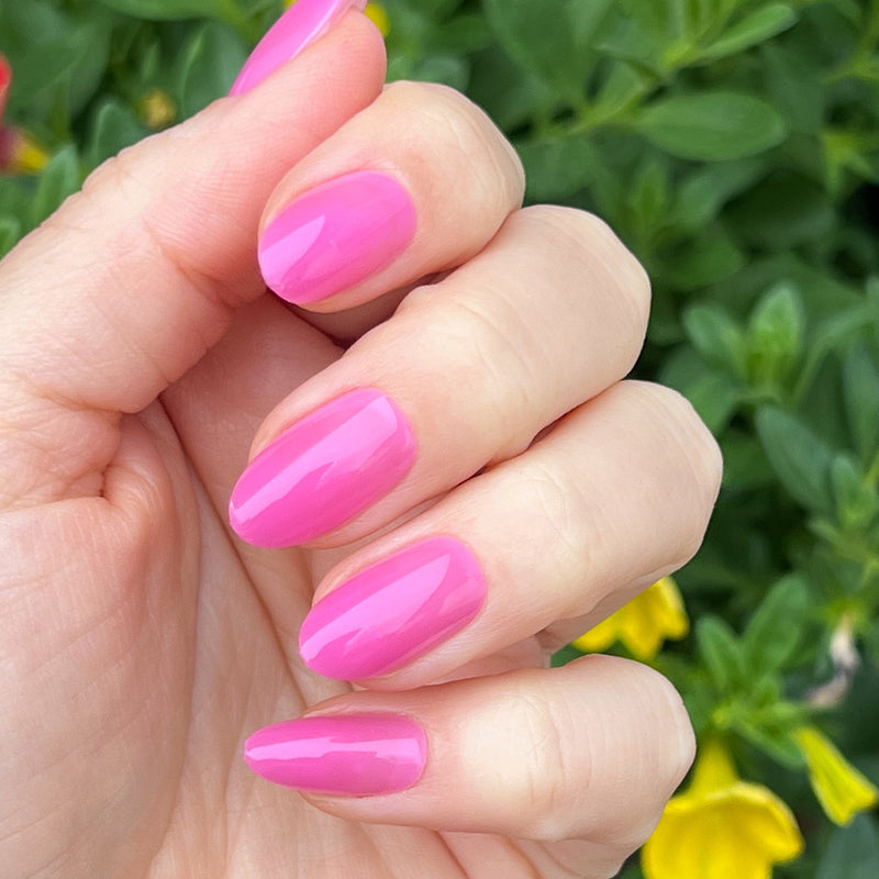 picture of How Do You Spell Bougainvillea? - Press-On | Medium | Oval