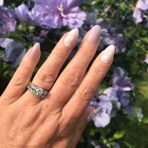 picture of Mermaid Stars - Press-On | Medium | Almond