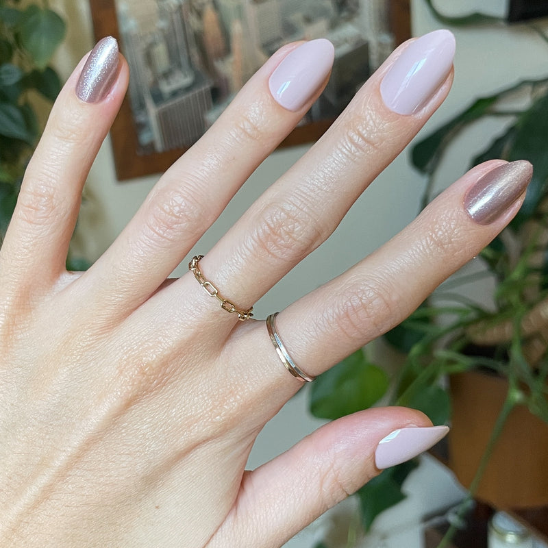 picture of CDJ + Sundance Shimmer Accent Nail - Press-On | Medium | Almond