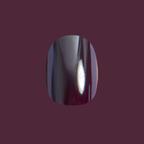 Black Cherry Chrome - Tab Press-on - Extra Short | Round