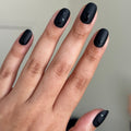 Black Cat Chic - Tab Press-On | Short | Round thumbnail