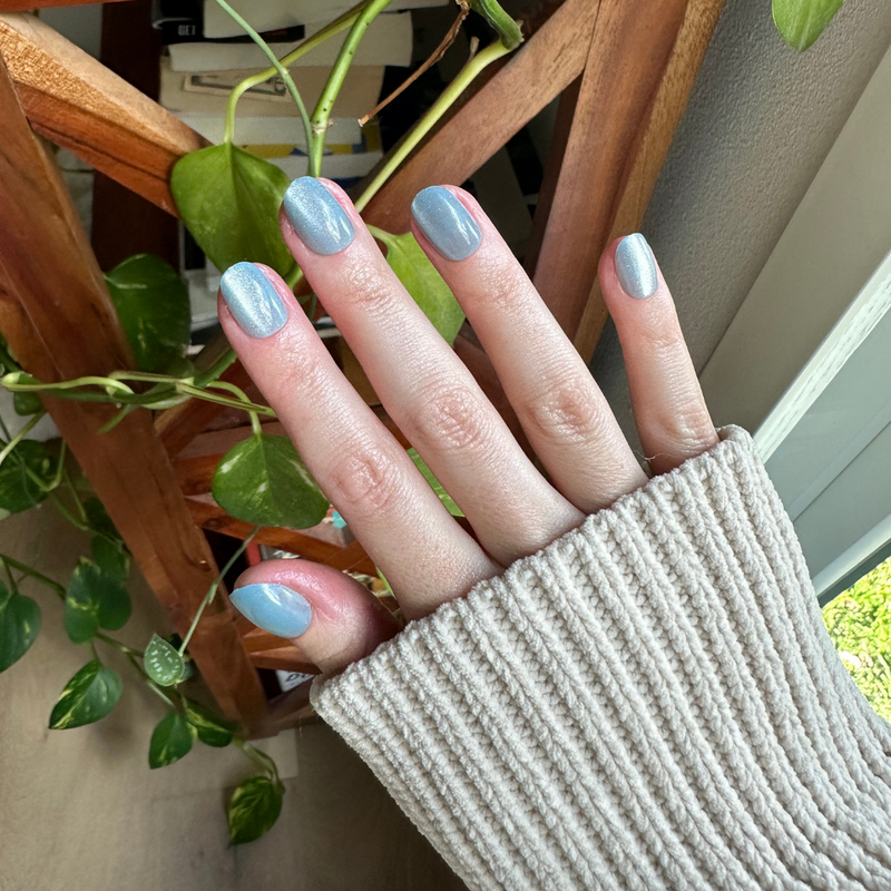 picture of Blue Velvet - Press-On | Extra Short | Round