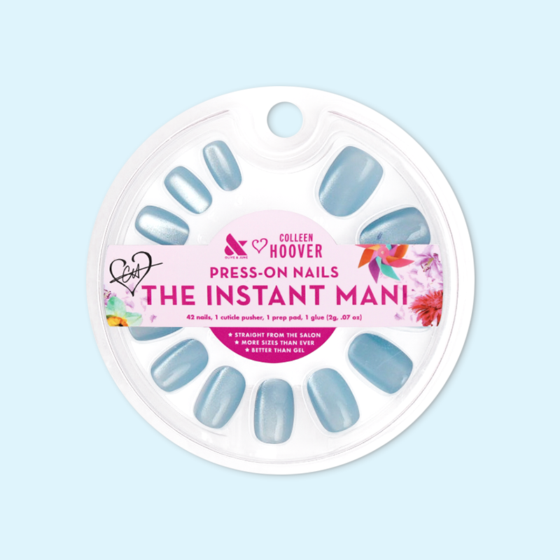 Blue Velvet - Press-On | Extra Short | Round 