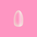 Blush Aura - Press-On | Medium | Almond on customer hand