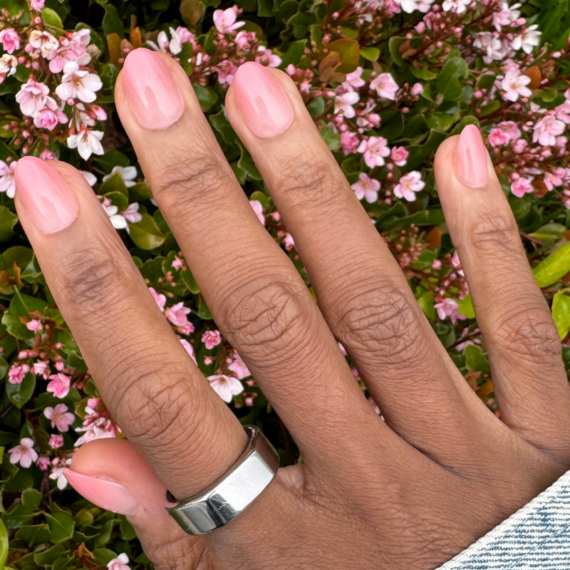 picture of Blush Syrup Gradient - Press-On | Short | Almond