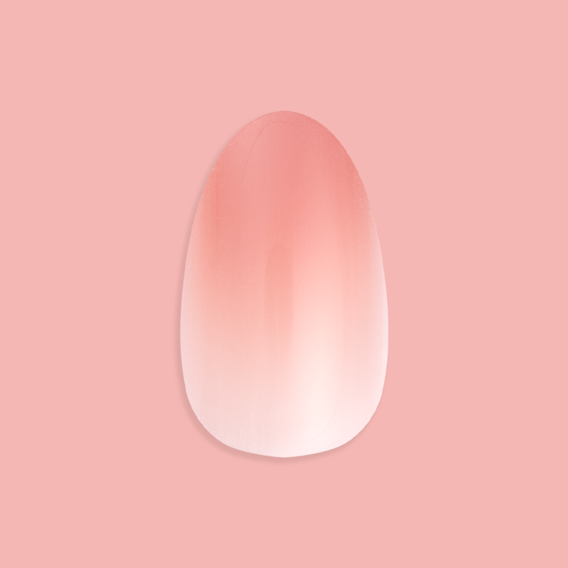 Blush Syrup Gradient - Press-On | Short | Almond second image