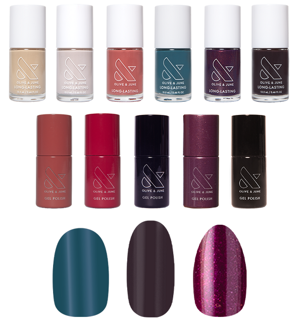 Bonus Fall Polish & Press-On Set