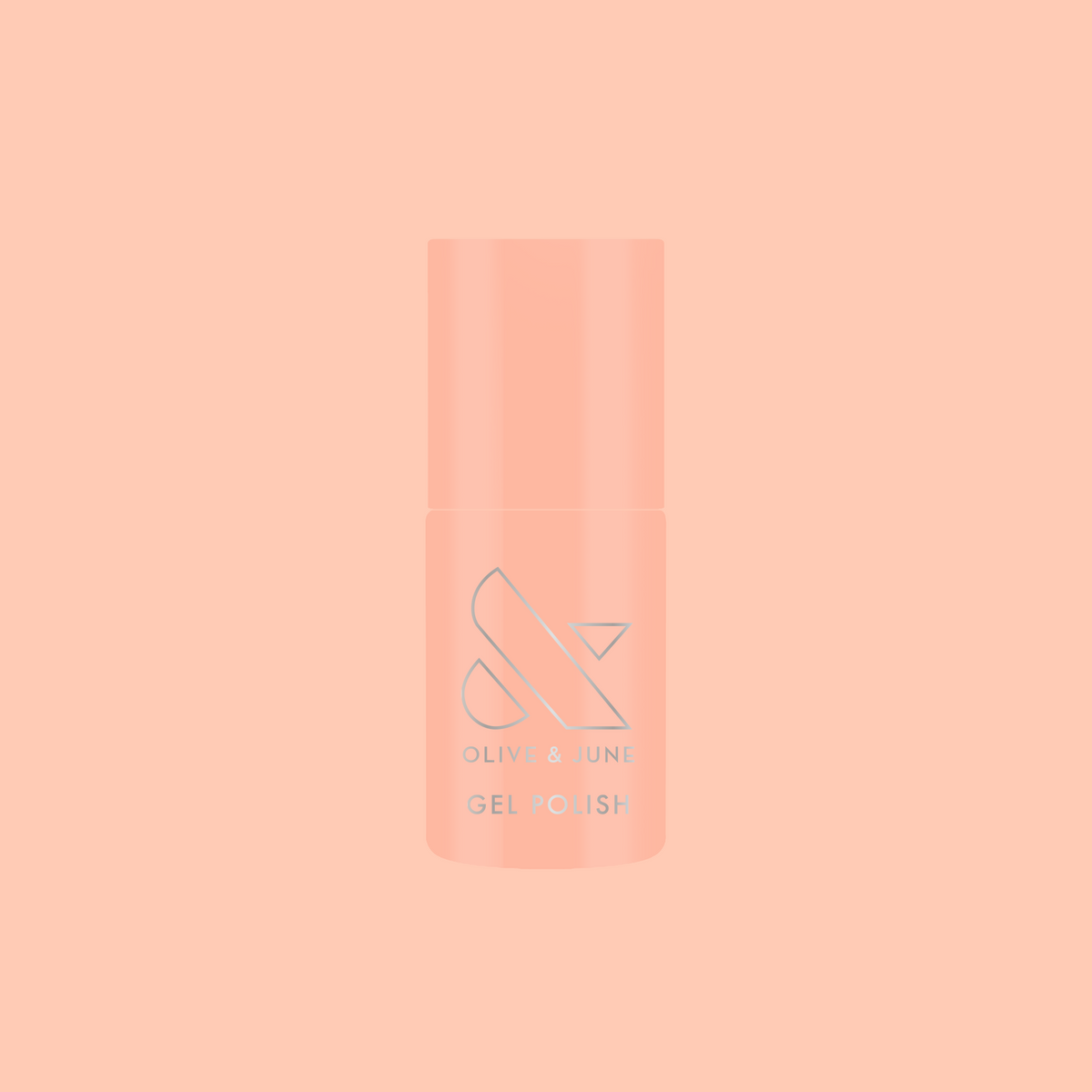 CS - Gel bottle in a soft peachy coral shade for a long-lasting, at-home gel polish manicure look