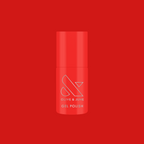 CV - Gel bottle displayed in a bright cherry red shade for a long-lasting gel polish manicure by Olive and June