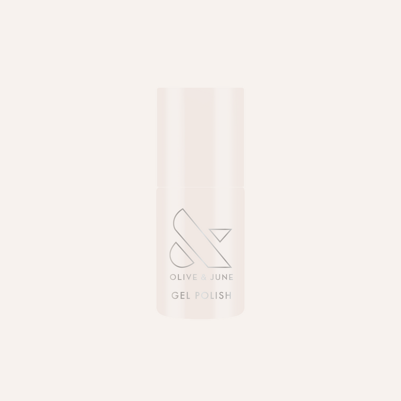 Icing is the Best Part - Gel bottle in soft milky white sheer polish for a smooth long-lasting manicure by Olive and June