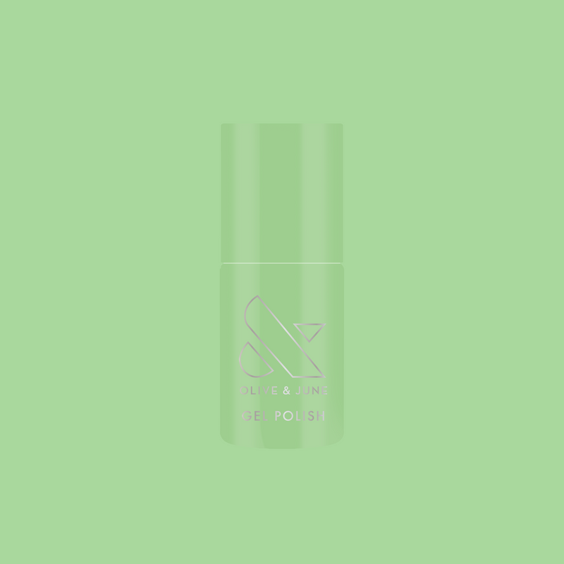 Aced It - Gel nail polish bottle in cool pastel green for easy, long-lasting gel mani at home or salon