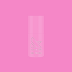 Permanent Vacation - Gel bright pink gel polish bottle on pink background for a vibrant mani or pedicure option