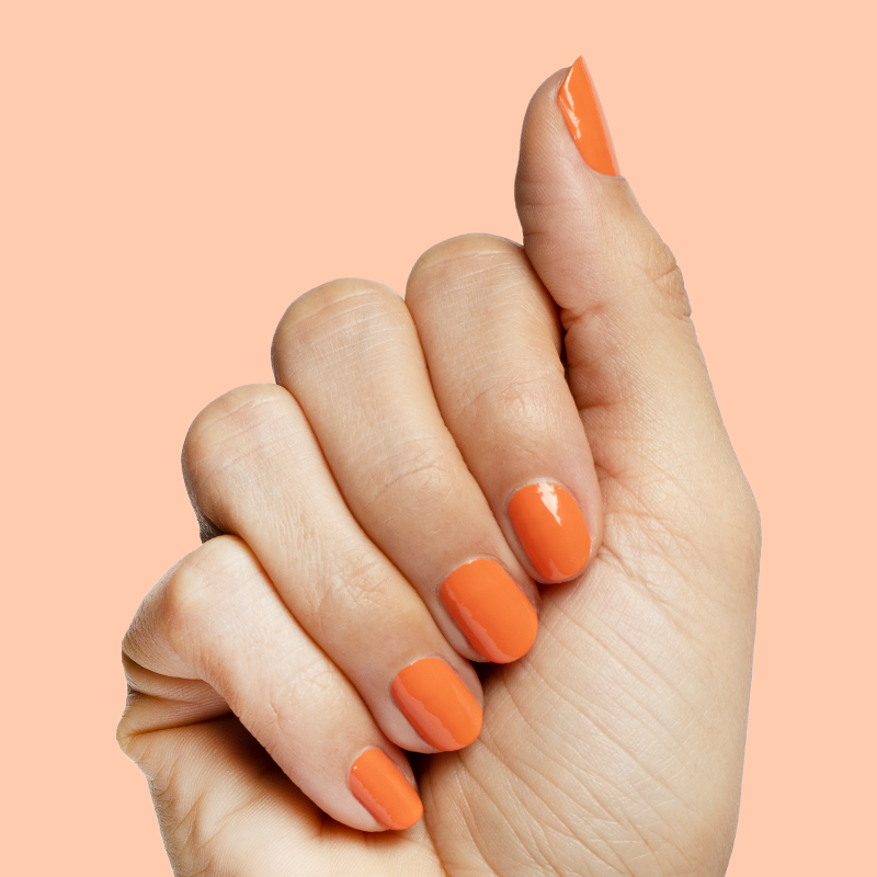 Bounce Back a Opaque Oranges polish Bounce Back