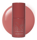 Boysenberry Glass - Gel polish bottle shown with a sheer berry jelly shade for a long-lasting mani by Olive and June thumbnail