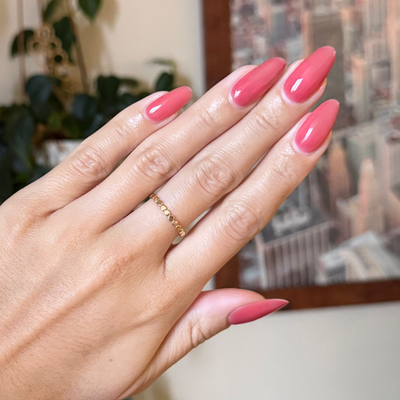 Boysenberry Glass - Gel on nails