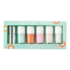 All Star Mani Set with six mini gel polishes in pastel and bright hues plus a top coat for durable at-home mani