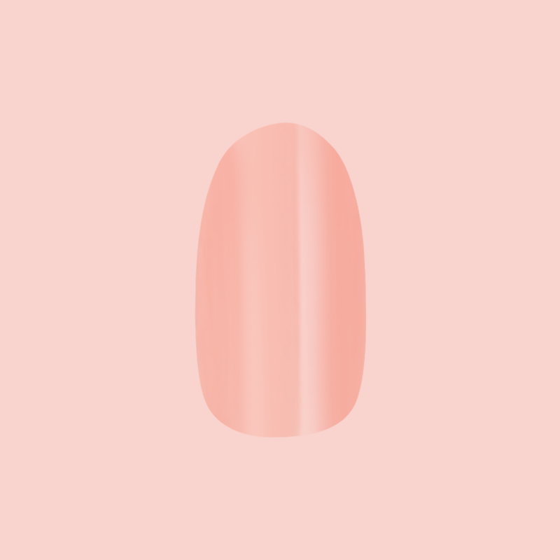 Bubblegum Jelly Chrome - Press-On | Medium | Oval medium oval pink nail with subtle chrome finish for easy at-home mani