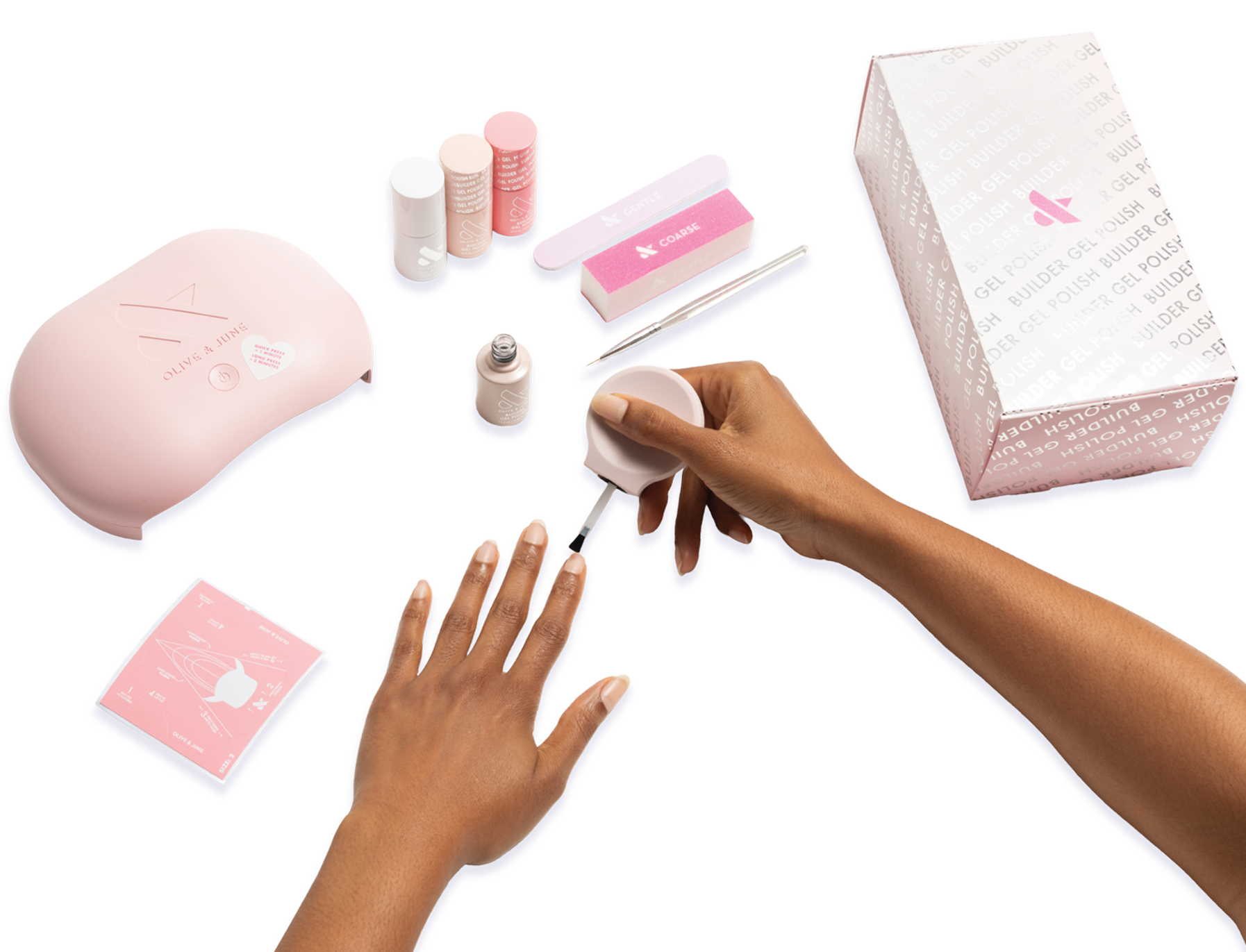 The Gel Mani System + Builder Gel Kit - 6