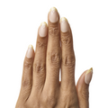 Butter Yellow and Bow French - Press On | Medium | Oval thumbnail