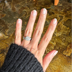 CCT - Gel on natural nails with a sheer, soft pink tint for a subtle and feminine manicure by Olive and June