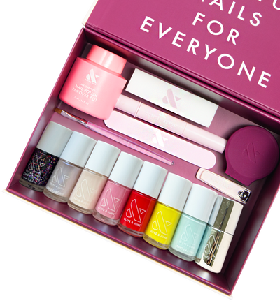 The Mani System nail polish and manicure tools set with various shades for easy at-home mani and pedis by Olive and June The Mani System  System