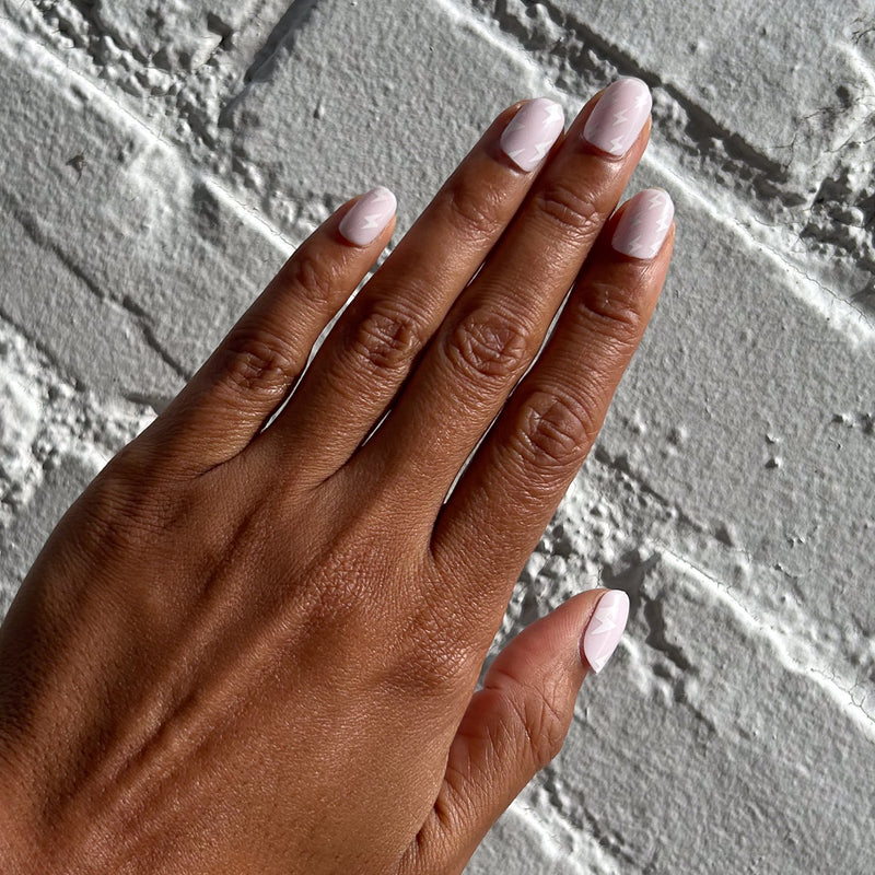 Lightning Strike | Extra Short | Squoval - Tab Press-On - Tab Press-On