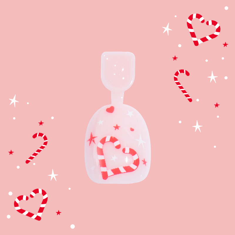 Candy Cane Crush - Pressies | Extra Short Short | Round - Pressies