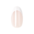 Signature Chrome French - Press-On | Medium | Oval single nail ugc