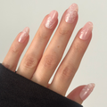 Candy Chrome Spiderwebs - Press-On | Medium | Oval single nail ugc