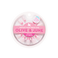 Candy Sparkle Pink French - Press-On | Medium | Oval thumbnail